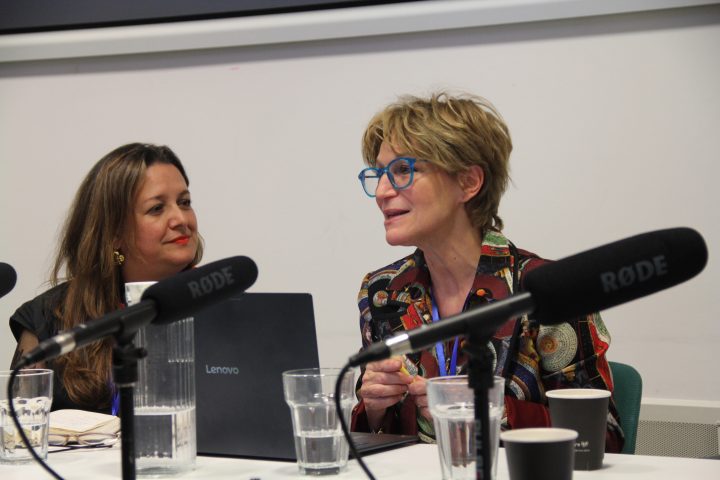 Photo of Agnès Callamard and Gina Romero